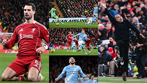 5 khoảnh khắc ấn tượng của trận cầu kinh điển Liverpool 1-2 Man City